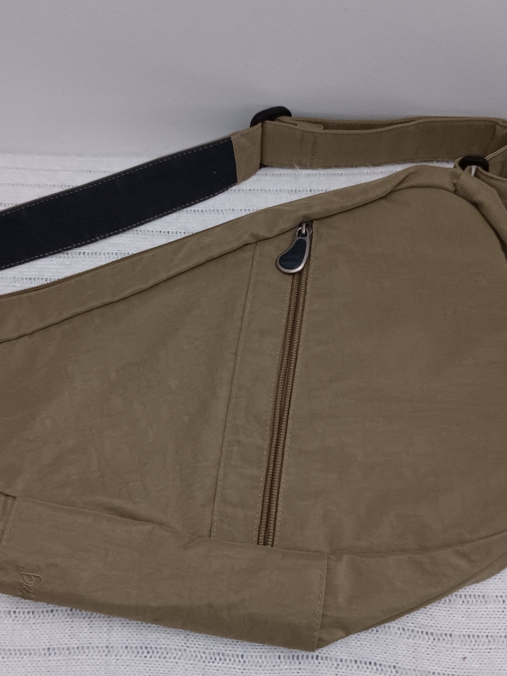 Classic Khaki Ameribag BackpackCrossbody Sling Backpack - Women's Everyday Carry